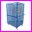 Kosz siatkowy na k�kach, jeden d�u�szy bok otwierany w po�owie, no�no�� 250kg, �ciany wype�nione siatk�, drut fi=5mm, oczko 50x50mm