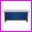 St warsztatowy GSW 21 z blatem obitym blach, kolor RAL 5017, niebieski