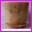Doniczka Ceramiczna Tapeta Kwadrat 1 o rednicy 10,5cm. Wzr 06. Cena za 6szt
