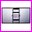 Szafka narzdziowa wiszca GSZW 01, kolor siwy