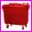 Pojemnik na odpady bytowe - model MGB 770 czerwony, o pojemnoci 770 litrw (przystosowany do mieciarek)