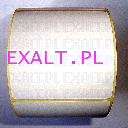etykiety termiczne do wagi DIBAL L560/565 o wymiarze 58x60mm termiczne biae, bez wstpnego nadruku, 600 etykiet na rolce, rdze 40mm