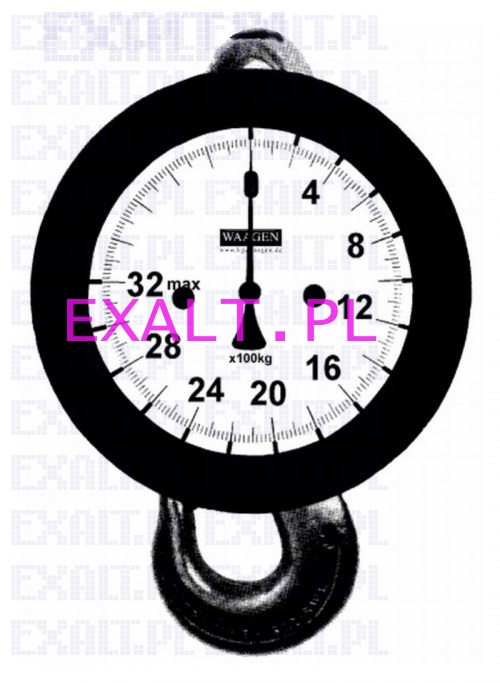 Hydrauliczna waga hakowa KWZ-5000, zakres 5000kg, dok�adno�� 1%