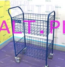 (cz�� A) W�zek transportowy dwukoszowy z przeciwwag�