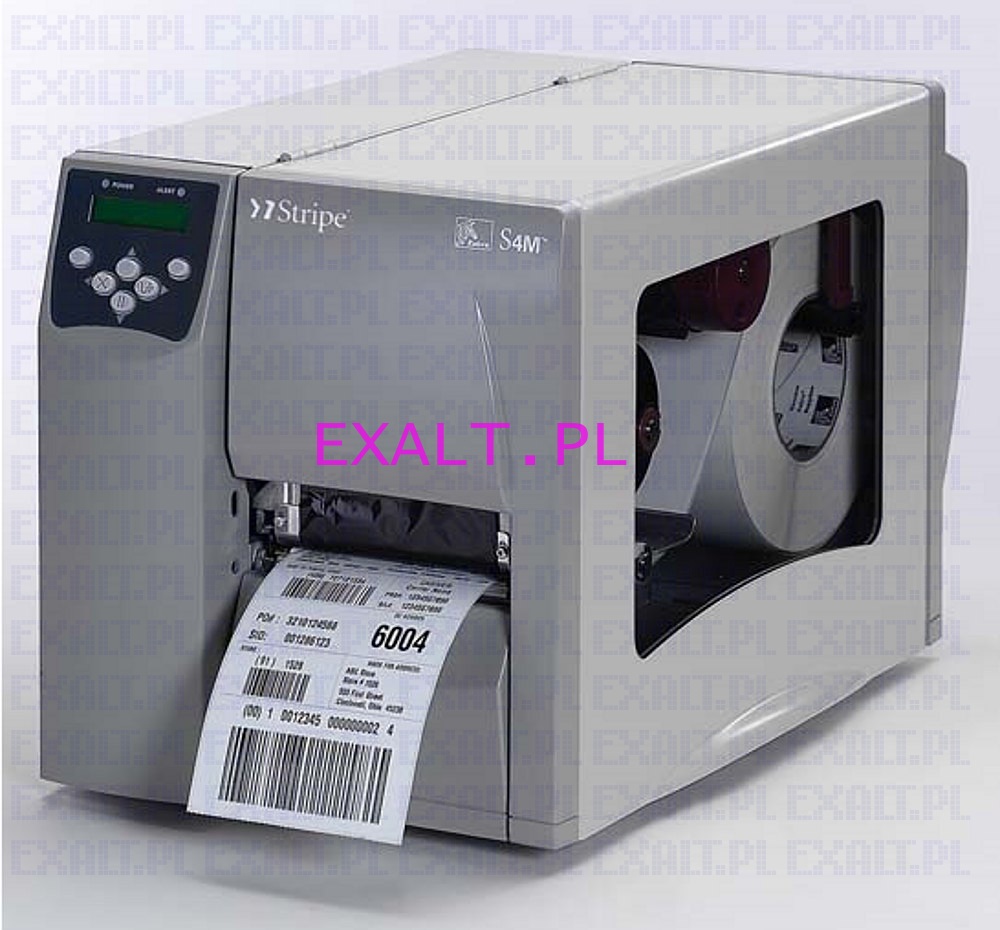 Drukarka etykiet Zebra S4M (termiczna/termotransferowa) rozdzielczo 300dpi, interfejs RS-232, USB i LPT