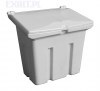 pojemnik na piasek lub inne kruszywa, polietylenowy, pojemno��: 160 litr�w (230kg), kolor: bordo (lub bia�y) (RAL1015),
					wymiary (72cm x 75cm x 56cm)