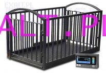 Waga inwentarzowa TPAI400H, zakres 400kg, dok�adno�� 200g, wysoko�� barierek 1,1m, szalka prostok�tna 1500x800mm, z legalizacj� w cenie