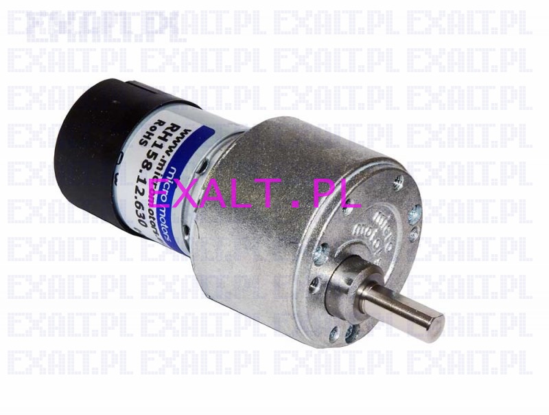 Motoreduktor w�oski 9 obr/min 12V DC 10 kg.cm, model silnika: RH158.12.630