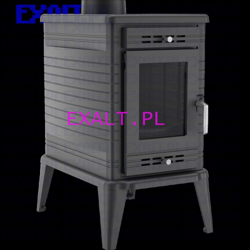 piec koza k10, wyprowadzenie komina o �rednicy fi150mm