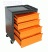 Wzek warsztatowy WSP-4 , 4 szuflady (120/120/180/200), wymiary wzka: wysoko 925mm, szeroko 666mm, gboko 430mm, kolor RAL-1018
