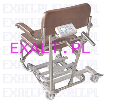 Waga medyczna krzesekowa WE200p3-K (4 kka), zakres waenia 200 kg, dokadno 100 g, wymiary 105 x 60 x 83 cm, z zasilaniem akumulatorowym, legalizacja wliczona w cen wagi