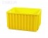 Pojemnik transportowy 80x60, kolor ��ty, wymiary zewn�trzne 800x600x450mm, wysoko�� przy sztaplowaniu 420mm