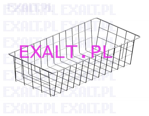 Kosz szufladowy, wymiary 235x475x50mm, kolor siwy (indeks: 922345023)