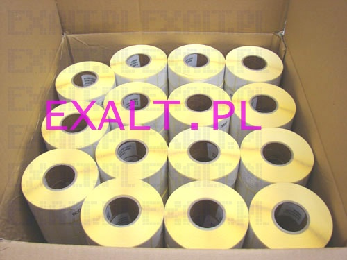 etykiety termiczne 50x80mm, gilza 40mm, �rednica max do 120mm - (200 tysi�cy etykiet) w promocyjnej cenie