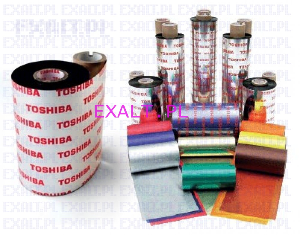 ta�ma termotransferowa TOSHIBA BX760055AS1, szeroko�� 55mm, d�ugo�� 600m , kolor czarny