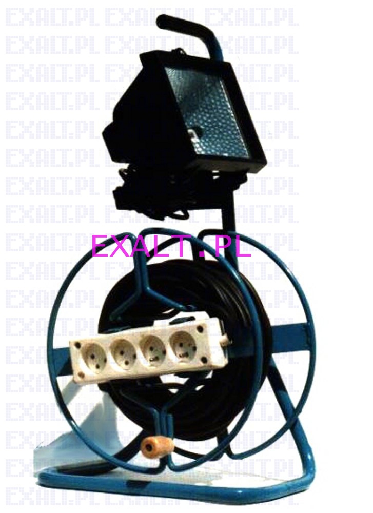 Przeduacz 230V z lamp 500W. Przewd: OW 3x2,5 Dugo: 20 m