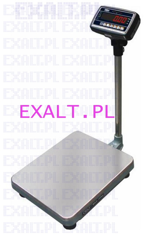 Waga platformowa PVK-310, zakres 60kg, dokadno 20g, szalka ze stali nierdzewnej 420(W) x 520(D)mm, interfejs RS232, wywietlacz LED, zasilacz sieciowy, z legalizacj