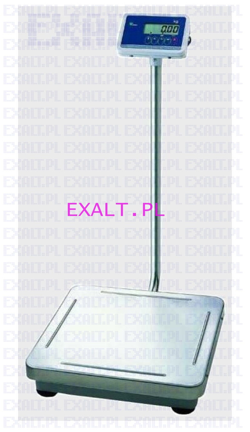 waga platformowa legalizowana DS160, zakres 150kg, dok�adno�� 50g, miernik wagowy na s�upku o wysoko�ci 1m, rozmiar platformy 38x38 cm