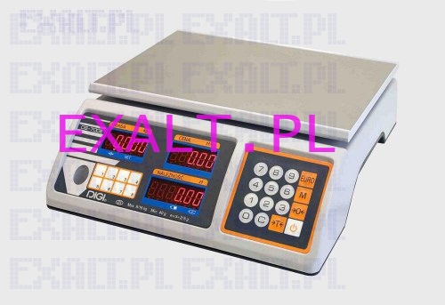 Waga kalkulacyjna DS700EB, zakres 15kg, bez wysignika z awaryjnym podtrzymaniem zasilania (z akumulatorem) + interfejs do kasy fiskalnej RS-232
