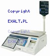 Waga etykietujca kalkulacyjna CAS LP-1R z wysignikiem, nono 15kg, dokadno 5g, 600 kodw PLU, legalizowana