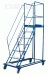 Pomost przejezdny (schody na kkach) WGP-250-PN, liczba schodw: 9, wysoko: 250 cm + barierki ochronne (PN-EN14122-3.2001)