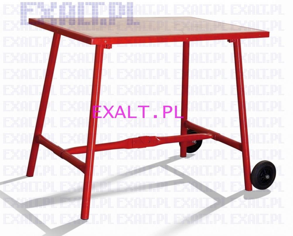 St instalatora GSI 10/3R , rozmiar blatu 100x70cm, wysoko stou 84cm, st ze skadanymi nogami + kka do przemieszczania