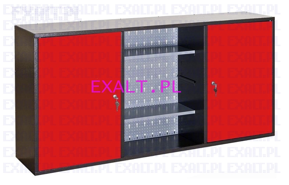 Szafka narzdziowa wiszca GSZW 02, kolor czerwony RAL 3020