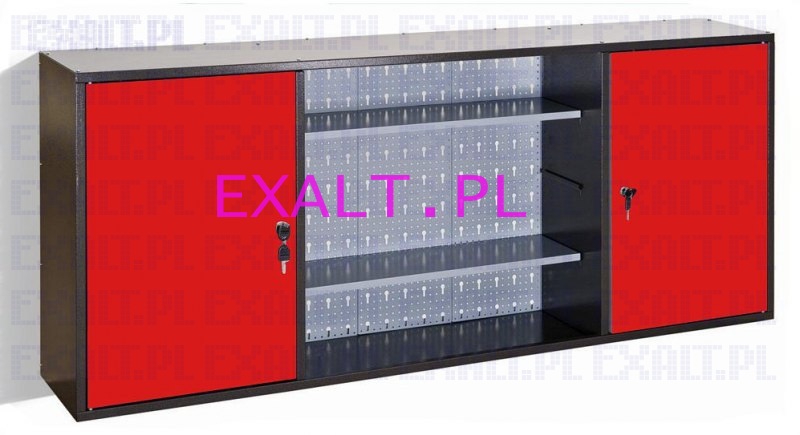 Szafka narzdziowa wiszca GSZW 03, kolor czerwony RAL 3020