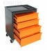 Wzek warsztatowy WSP-4 , 4 szuflady (120/120/180/200), wymiary wzka: wysoko 925mm, szeroko 666mm, gboko 430mm, kolor RAL-2008