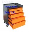Wzek warsztatowy WSS-5 , 5 szuflad (70/70/120/130/200), wymiary wzka: wysoko 840mm, szeroko 666mm, gboko 430mm, kolor RAL-7016