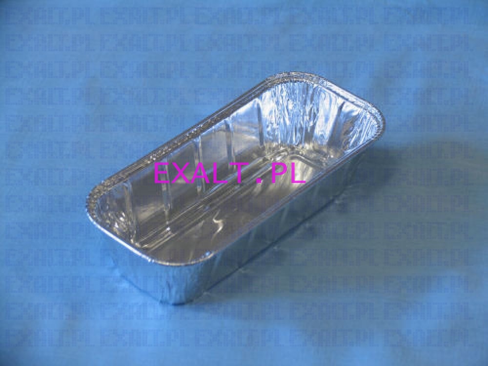 Foremka aluminiowa do produktw spoywczych, prostoktna, pojemno 630 ml - pakiet (130 szt.)