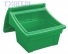 Pojemnik na piasek i sl, skrzynia na piasek i sl, pojemno 250L/360kg, kolor zielony z zamkniciem na kdk