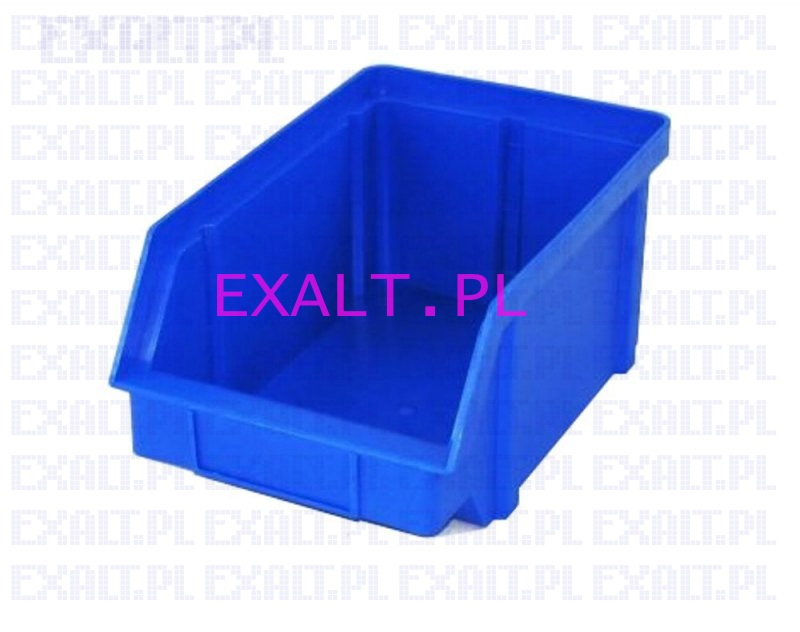 Pojemnik warsztatowy (z moliwoci sztaplowania) Typ II, kolor niebieski, wymiary 314x202x148mm, pojemno 4,0 dm szecienych