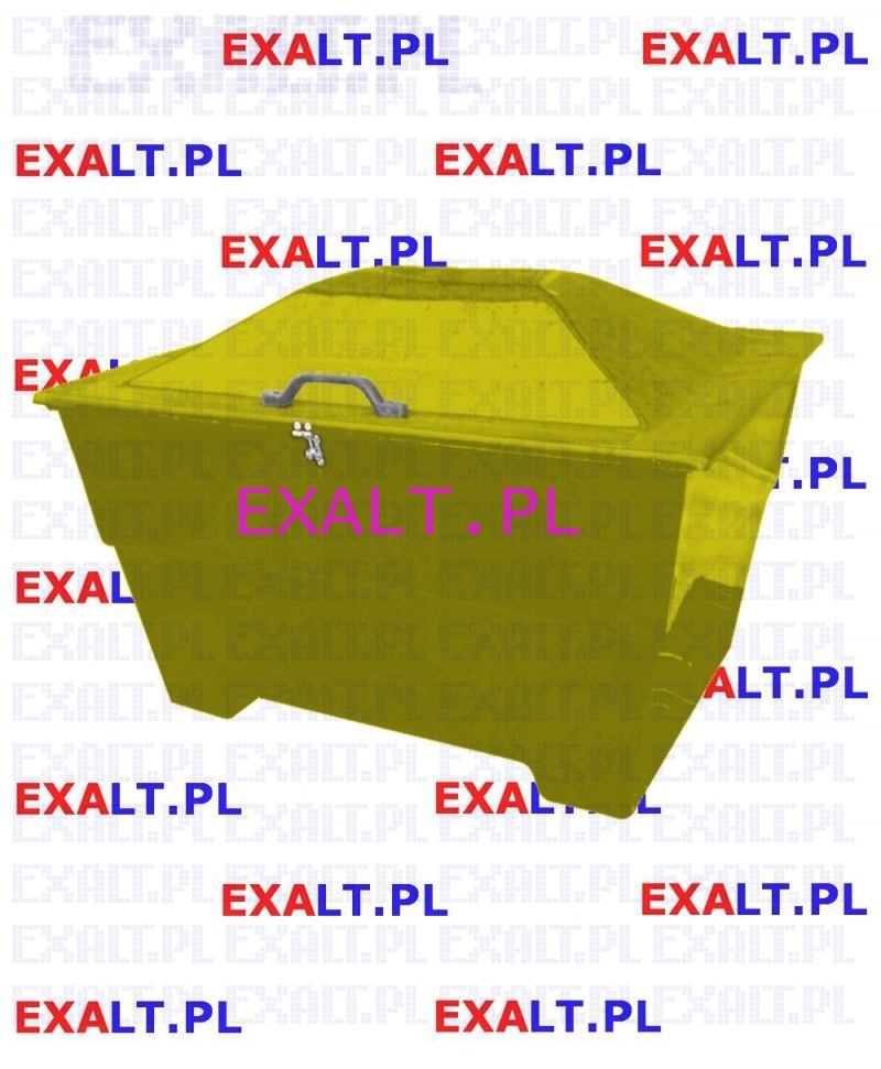 Skrzynia na sl, piasek i sorbent typ G1 450 litrw, wymiary: 550x1100x850 mm, kolor: ty