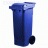 Pojemnik na odpady bytowe - model MGB 80 niebieski, o pojemnoci 80 litrw