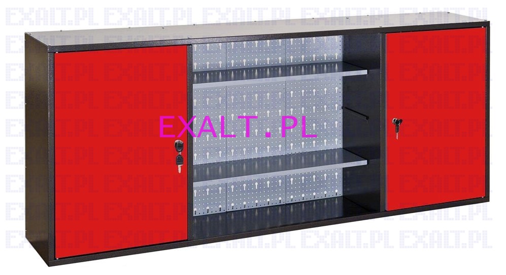 Szafka narzdziowa wiszca GSZW 03, kolor czerwony RAL 3020