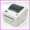 Drukarka termiczna Zebra LP2844  203dPi (LPT + RS +USB) z automatycznym odklejaczem etykiet + program do edycji etykiet (lub odpowiednik GC420D z automatycznym odklejaczem etykiet)