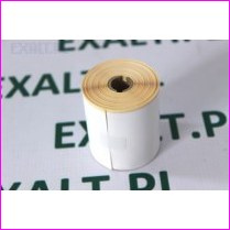Wstga o szerokoci 57 mm, 54 mm papieru termicznego ECO + 3 mm zdjtego auru, bez adnych nacici oraz nadrukw
