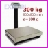 B301 waga platformowa legalizowana, zakres 300kg, dokadno 100g z pomostem 80 x 80 cm