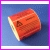 etykieta ostrzegawcza na paczki - czerwona, nadruk, 1000 szt. nawiniete na gilzie 40mm, papier termotransferowy, nadruk produkcyjny flexo