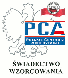 �wiadectwo wzorcowania odwa�nika