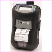 przenona drukarka etykiet Zebra RW-220, termiczna, rozdzielczo 200dpi