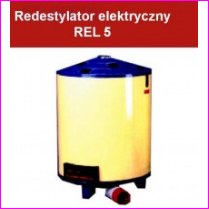  destylator dwustopniowy,  redestylacja,  redestylatorka, redestylator elaktroniczny REL 5