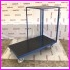 W�zek 2-p�kowy do przewozu sprz�tu elektronicznego o wymiarach 1400x650x1200, konstrukcja z kszta�townik�w stalowych, ko�a fi160, 2 sta�e i 2 obrotowe