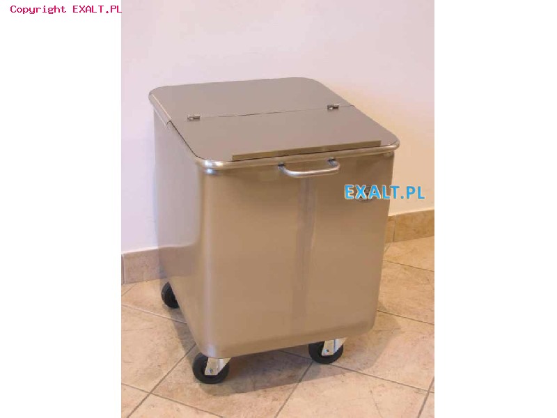 wozek piekarniczy ze stali nierdzewnej z pokrywa