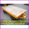 wzek transportowy do bardzo duych obcie, typ DD, nono 10 ton, wymiary platformy 2.5x1.25m (2 osie na obrotnicach)