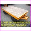 w�zek transportowy do bardzo du�ych obci��e�, typ DD, no�no�� 12 ton, wymiary platformy 2.5x1.25m (2 osie na obrotnicach)