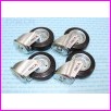 komplet, zestaw 4szt. k�ka do w�zk�w metal-guma 100/30-50 (wszystkie 4szt. bez hamulc�w)