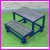 Podest stacjonarny 610x605 na stopach, 2 poziomy (du�y podest roboczy + ma�y schodek do wchodzenia) , rozmiary gabarytowe: podstawa 610x605mm, wysoko�� 400mm