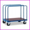 w�zek transportowy z wymiennymi ramami, platforma 1200x800mm , wysoko�� platformy 260mm, no�no�� 500kg , w zestawie 3 identyczne przestawne ramy o wymiarze 1200x900mm, ko�a pe�ne gumowe fi190mm